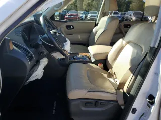 2021 Nissan Armada SL with VIN JN8AY2BC4M9147119, listed as a Copart auction lot 80662864 with 81,620 mi miles and Salvage Title. Bid and sale history available at carsss.com. Image 7.