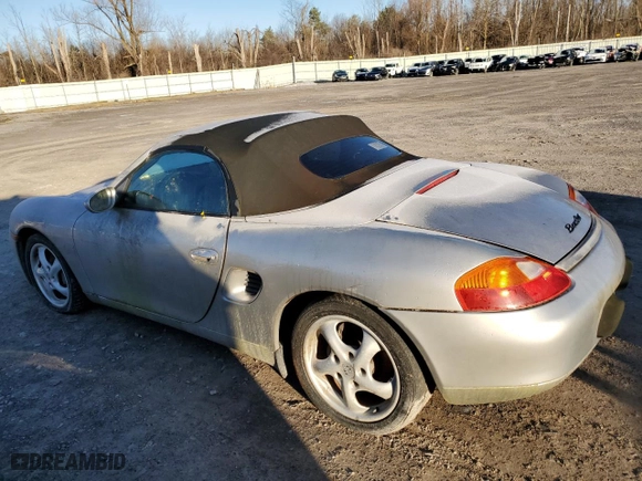 1997 Porsche Boxster with VIN WP0CA298XVS622406, listed as a Copart auction lot 48946825 with NaN miles and Clean Title. Bid and sale history available at carsss.com. Image 2.