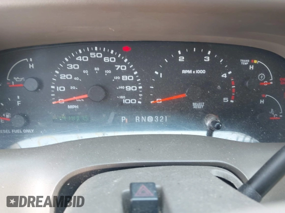 2004 Ford F-350 XL with VIN 1FTSW31P54EB33365, listed as a IAAI auction lot 42548818 with 141,437 mi miles and . Bid and sale history available at DreamBid. Image 7.