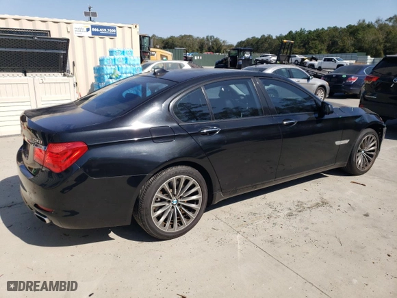 2009 BMW 7 Series 750i with VIN WBAKA83549CY33241, listed as a Copart auction lot 75237884 with 130,585 mi miles and Salvage Title. Bid and sale history available at carsss.com. Image 3.