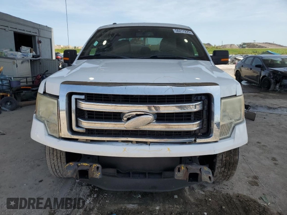 2014 Ford F-150 XL with VIN 1FTEW1CM9EFA41241, listed as a Copart auction lot 56217225 with 256,673 mi miles and Salvage title. Bid and sale history available at DreamBid. Image 5.