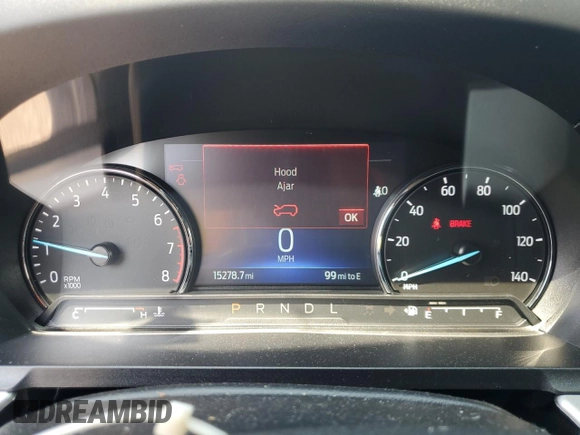 2022 Ford Explorer XLT with VIN 1FMSK8DH7NGC20702, listed as a Copart auction lot 60247555 with 15,278 mi miles and Salvage title. Bid and sale history available at DreamBid. Image 9.
