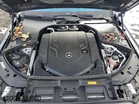 2023 Mercedes-Benz S-Class S 580 with VIN W1K6G7GB6PA195876, listed as a Copart auction lot 42567275 with 7,738 mi miles and Salvage Title. Bid and sale history available at carsss.com. Image 11.