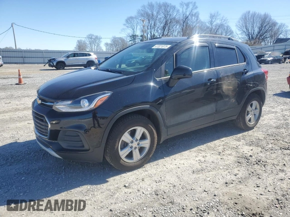 2022 Chevrolet Trax LT with VIN KL7CJPSM2NB520387, listed as a Copart auction lot 47321075 with 48,746 mi miles and Salvage Title. Bid and sale history available at carsss.com. Image 1.