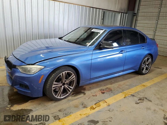 2013 BMW 3 Series 335i xDrive with VIN WBA3B9C59DJ899246, listed as a Copart auction lot 60455895 with 193,104 mi miles and Salvage title. Bid and sale history available at DreamBid. Image 1.