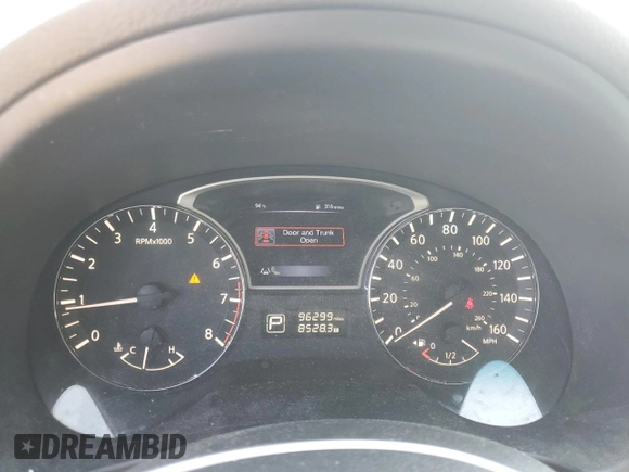 2015 Nissan Altima SL with VIN 1N4BL3AP8FC466320, listed as a Copart auction lot 61058295 with 96,299 mi miles and Salvage title. Bid and sale history available at DreamBid. Image 9.