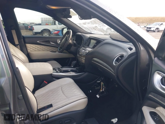 2019 Infiniti QX60 Pure z VIN 5N1DL0MN7KC522605, wystawiony jako IAAI lot #42257708 z przebiegiem 60 357 mil mil oraz . Historia ofert i sprzedaży dostępna na DreamBid. Obrazek 5.