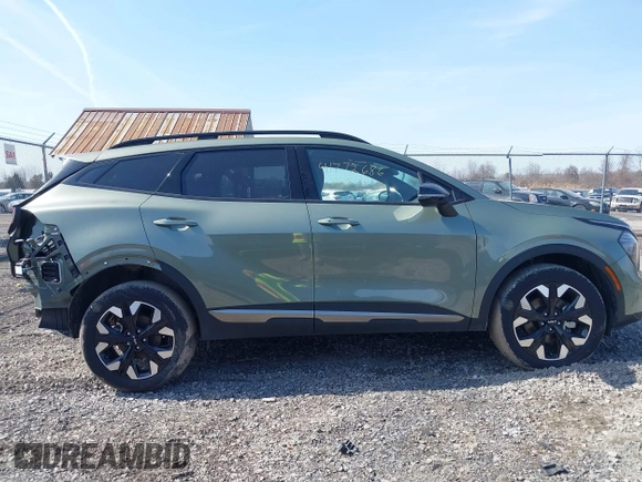 2024 Kia Sportage X-Line with VIN 5XYK6CDF5RG225870, listed as a IAAI auction lot 41772686 with 11,123 mi miles and . Bid and sale history available at carsss.com. Image 14.
