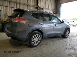 2016 Nissan Rogue S with VIN KNMAT2MT9GP661720, listed as a Copart auction lot 53524675 with 93,111 mi miles and Salvage Title. Bid and sale history available at DreamBid. Image 3.
