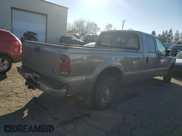 2003 Ford Super Duty F-250 XL with VIN 1FTNW20S03ED27345, listed as a Copart auction lot 86913354 with 0 mi miles and Salvage Title. Bid and sale history available at carsss.com. Image 3.