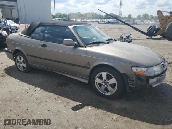 2003 Saab 9-3 SE z VIN YS3DF78KX37011798, wystawiony jako Copart lot #54252515 z przebiegiem 143 291 mil mil oraz Szkoda całkowita • Salvage title. Historia ofert i sprzedaży dostępna na DreamBid. Obrazek 4.