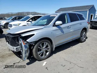 2015 Infiniti QX60 with VIN 5N1AL0MM1FC504133, listed as a Copart auction lot 53159465 with 83,556 mi miles and Clean Title. Bid and sale history available at carsss.com. Image 1.