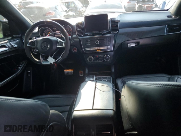 2016 Mercedes-Benz GLE 63 S AMG with VIN 4JGED7FB1GA020902, listed as a Copart auction lot 69549854 with 74,875 mi miles and Salvage title. Bid and sale history available at DreamBid. Image 8.