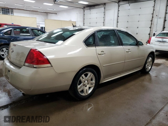 2012 Chevrolet Impala LT Fleet with VIN 2G1WG5E37C1323050, listed as a Copart auction lot 52934665 with 187,948 mi miles and Clean Title. Bid and sale history available at DreamBid. Image 3.