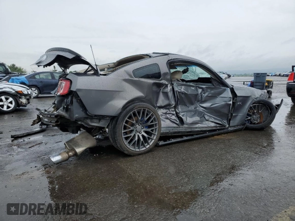 2011 Ford Mustang GT with VIN 1ZVBP8CF4B5130286, listed as a Copart auction lot 56503785 with Not provided miles and Salvage title. Bid and sale history available at DreamBid. Image 3.