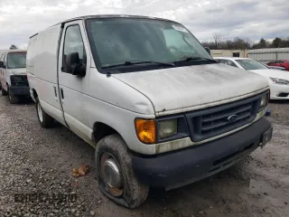 2005 Ford Econoline Cargo with VIN 1FTNE24W65HA27665, listed as a Copart auction lot 43280475 with Not Provided miles and Clean Title. Bid and sale history available at carsss.com. Image 4.