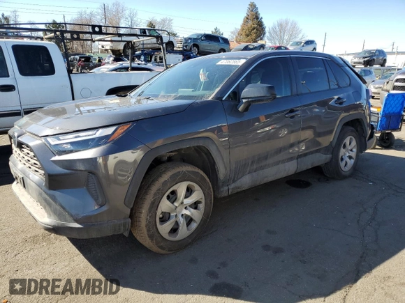 2023 Toyota RAV4 LE with VIN 2T3F1RFV3PW375949, listed as a Copart auction lot 47062865 with 14,267 mi miles and Salvage Title. Bid and sale history available at carsss.com. Image 1.