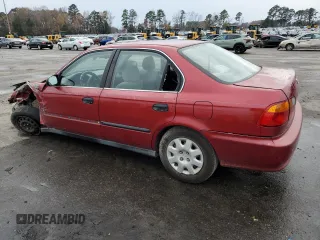 1999 Honda Civic LX with VIN 1HGEJ657XXL047414, listed as a Copart auction lot 83943154 with 300,098 mi miles and Salvage Title. Bid and sale history available at carsss.com. Image 2.