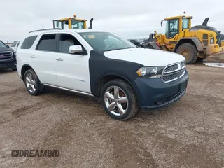 2013 Dodge Durango Citadel with VIN 1C4RDHEG2DC672632, listed as a IAAI auction lot 42432340 with 246,901 mi miles and . Bid and sale history available at DreamBid. Image 1.