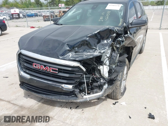 2022 GMC Terrain SLE with VIN 3GKALMEV4NL274386, listed as a IAAI auction lot 42205178 with 88,126 mi miles and . Bid and sale history available at DreamBid. Image 6.