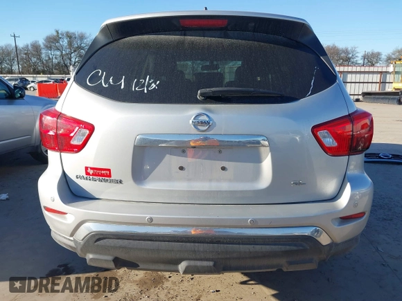 2018 Nissan Pathfinder S with VIN 5N1DR2MN8JC609390, listed as a IAAI auction lot 41113373 with 118,933 mi miles and . Bid and sale history available at DreamBid. Image 17.