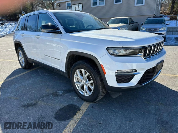 2023 Jeep Grand Cherokee Limited z VIN 1C4RJHBG4PC512012, wystawiony jako Copart lot #44384795 z przebiegiem 43 250 mil mil oraz Czysty tytuł • Clean title. Historia ofert i sprzedaży dostępna na DreamBid. Obrazek 4.