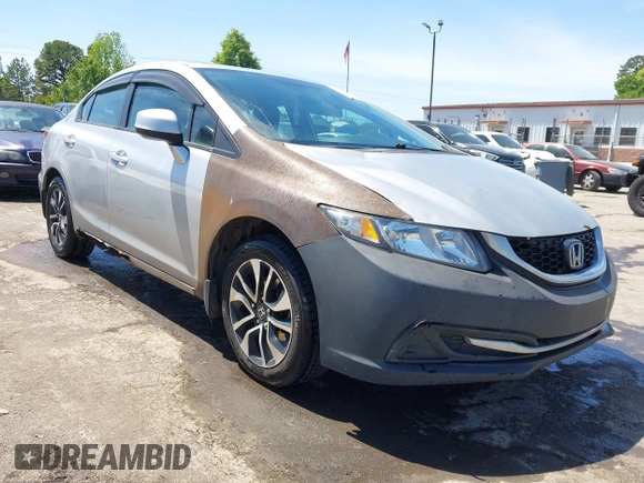 2013 Honda Civic EX with VIN 19XFB2F84DE267636, listed as a IAAI auction lot 42062869 with 169,267 mi miles and . Bid and sale history available at DreamBid. Image 1.