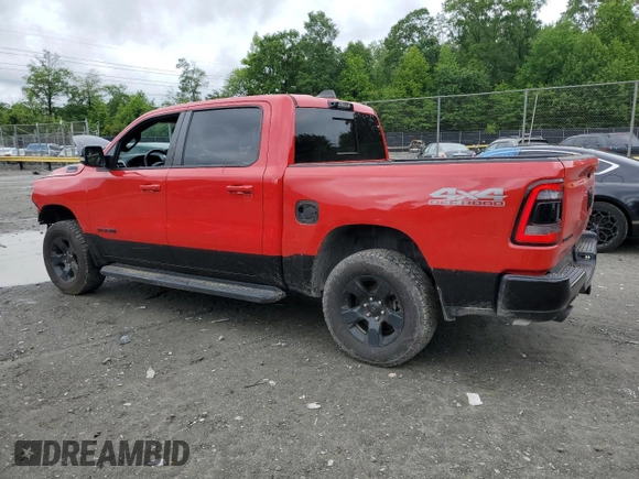 2022 Ram 1500 Big Horn with VIN 1C6SRFFT5NN308429, listed as a Copart auction lot 50286645 with 49,221 mi miles and Salvage title. Bid and sale history available at DreamBid. Image 2.