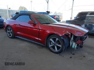 2015 Ford Mustang V6 with VIN 1FATP8EM4F5419702, listed as a IAAI auction lot 42348030 with 122,945 mi miles and . Bid and sale history available at DreamBid. Image 1.