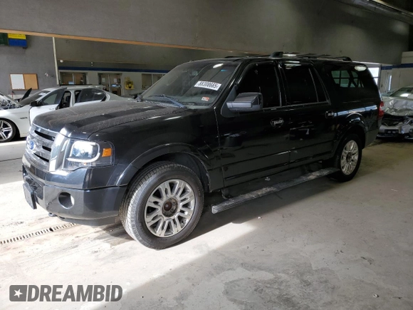 2011 Ford Expedition Max Limited with VIN 1FMJK2A50BEF20317, listed as a Copart auction lot 88308665 with 222,012 mi miles and Salvage title. Bid and sale history available at DreamBid. Image 1.