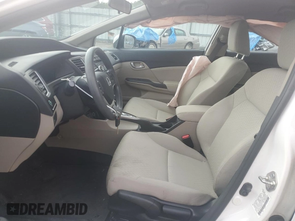 2014 Honda Civic Sedan LX with VIN 2HGFB2F55EH552374, listed as a Copart auction lot 79388144 with 37,565 mi miles and Salvage Title. Bid and sale history available at carsss.com. Image 7.