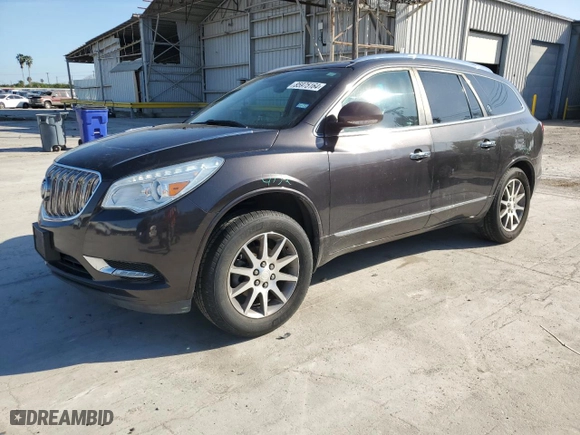 2017 Buick Enclave Convenience with VIN 5GAKRAKD4HJ146235, listed as a Copart auction lot 85975164 with 109,849 mi miles and Salvage Title. Bid and sale history available at carsss.com. Image 1.