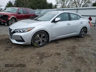 2020 Nissan Sentra SV z VIN 3N1AB8CV0LY220093, wystawiony jako Copart lot #52087505 z przebiegiem 64 012 mil mil oraz Szkoda całkowita • Salvage title. Historia ofert i sprzedaży dostępna na DreamBid. Obrazek 1.