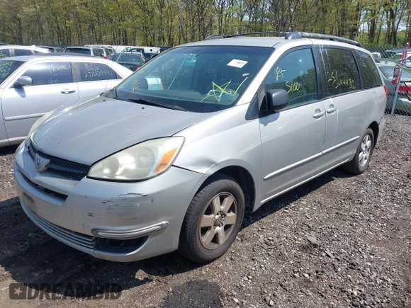 2005 Toyota Sienna CE z VIN 5TDZA23C25S342527, wystawiony jako IAAI lot #42176396 z przebiegiem Nie podano mil oraz . Historia ofert i sprzedaży dostępna na DreamBid. Obrazek 2.