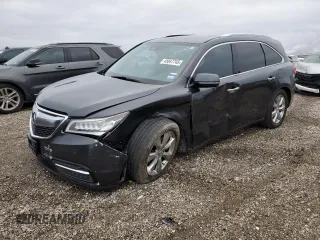 2016 Acura MDX Advance z VIN 5FRYD4H9XGB021966, wystawiony jako Copart lot #45847745 z przebiegiem 154 508 mil mil oraz Szkoda całkowita • Salvage title. Historia ofert i sprzedaży dostępna na DreamBid. Obrazek 1.