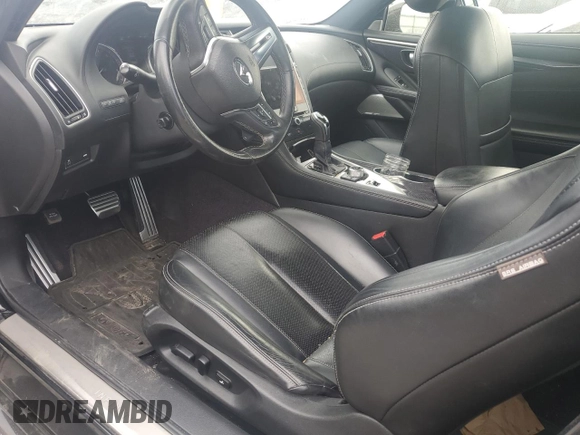 2017 Infiniti Q60 Red Sport 400 with VIN JN1FV7EL9HM701683, listed as a Copart auction lot 49708395 with 218,985 mi miles and Salvage Title. Bid and sale history available at carsss.com. Image 7.
