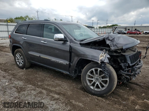 2014 Jeep Grand Cherokee Limited with VIN 1C4RJFBM1EC352484, listed as a Copart auction lot 57983305 with 157,143 mi miles and Salvage title. Bid and sale history available at DreamBid. Image 4.