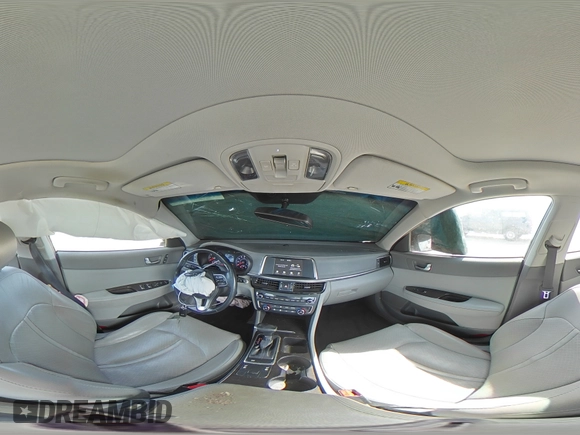 2018 Kia Optima EX with VIN 5XXGU4L39JG244603, listed as a Copart auction lot 60229675 with 123,677 mi miles and Salvage title. Bid and sale history available at DreamBid. Image 14.