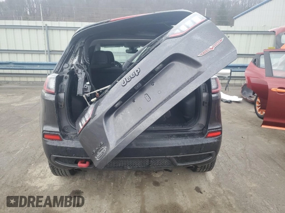 2022 Jeep Cherokee Trailhawk with VIN 1C4PJMBX3ND540147, listed as a Copart auction lot 49957245 with Not Provided miles and Salvage Title. Bid and sale history available at DreamBid. Image 6.