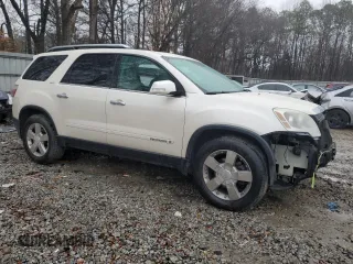 2008 GMC Acadia SLT2 with VIN 1GKER33758J179135, listed as a Copart auction lot 42543635 with 215,482 mi miles and Salvage Title. Bid and sale history available at carsss.com. Image 4.