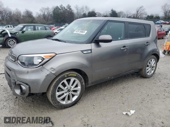2019 Kia Soul + with VIN KNDJP3A57K7672031, listed as a Copart auction lot 42619965 with 65,241 mi miles and Clean Title. Bid and sale history available at carsss.com. Image 1.