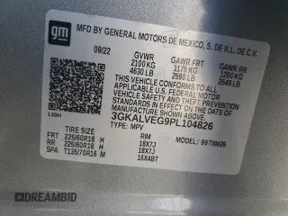 2023 GMC Terrain SLT with VIN 3GKALVEG9PL104826, listed as a Copart auction lot 61228295 with 26,444 mi miles and Clean title. Bid and sale history available at DreamBid. Image 13.