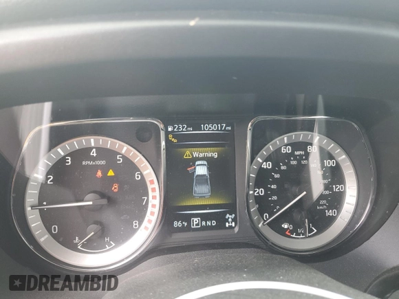 2017 Nissan Titan Platinum Reserve z VIN 1N6AA1E56HN571502, wystawiony jako Copart lot #56751155 z przebiegiem 105 017 mil mil oraz Szkoda całkowita • Salvage title. Historia ofert i sprzedaży dostępna na DreamBid. Obrazek 9.