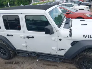 2024 Jeep Wrangler Sport S with VIN 1C4PJXDG9RW289370, listed as a IAAI auction lot 42274788 with 15,776 mi miles and . Bid and sale history available at DreamBid. Image 14.