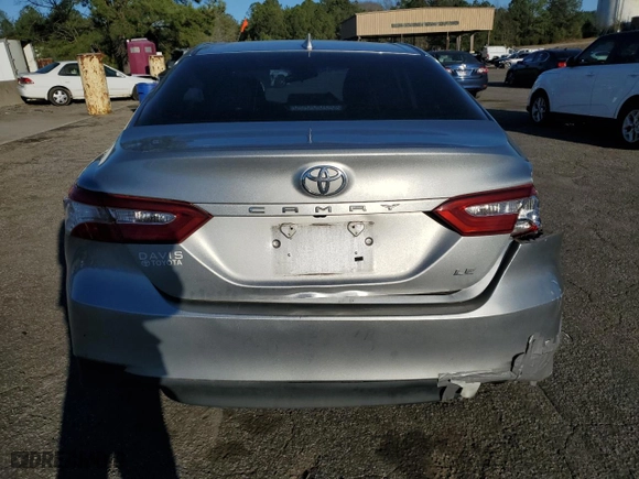 2020 Toyota Camry LE with VIN 4T1C11AK8LU510430, listed as a Copart auction lot 47929645 with 0 mi miles and Salvage Title. Bid and sale history available at carsss.com. Image 6.