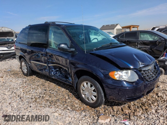 2006 Chrysler Town & Country LWB Touring with VIN 2A4GP54LX6R661586, listed as a Copart auction lot 53335385 with 72,597 mi miles and Salvage Title. Bid and sale history available at carsss.com. Image 4.
