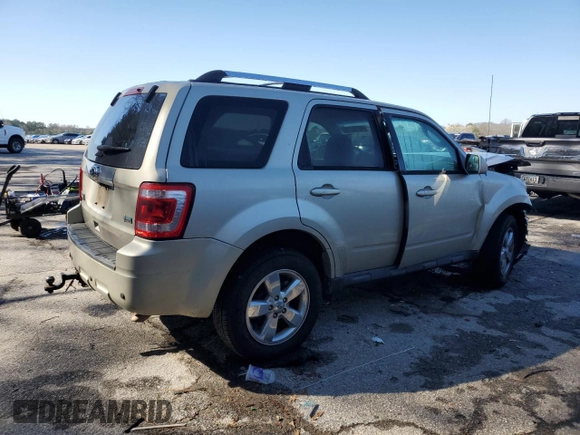2012 Ford Escape Limited with VIN 1FMCU0EG6CKB62744, listed as a Copart auction lot 48158705 with 0 mi miles and Salvage Title. Bid and sale history available at carsss.com. Image 3.