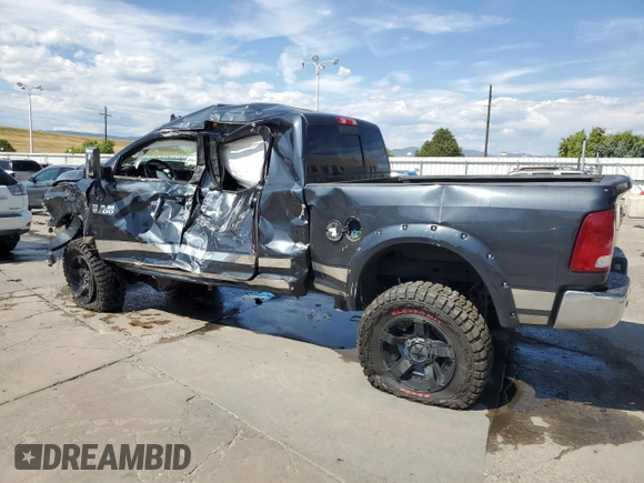 2014 Ram 2500 Laramie with VIN 3C6UR5NL5EG144483, listed as a Copart auction lot 73720324 with 137,360 mi miles and Salvage title. Bid and sale history available at DreamBid. Image 2.