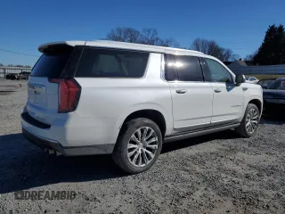 2023 GMC Yukon XL Denali with VIN 1GKS2JKL4PR349768, listed as a Copart auction lot 46332795 with 11,577 mi miles and Salvage Title. Bid and sale history available at DreamBid. Image 3.