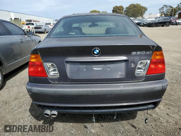 2001 BMW 3 Series 330i with VIN WBAAV53491JS94329, listed as a Copart auction lot 50271435 with 0 mi miles and Salvage Title. Bid and sale history available at carsss.com. Image 6.